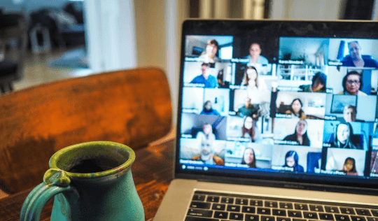 remote working zoom call